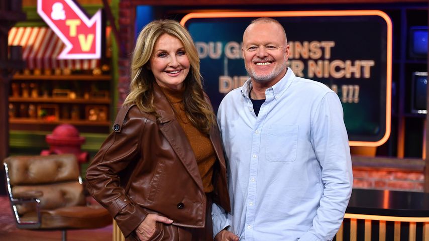 Frauke Ludowig und Stefan Raab bei "Du gewinnst hier nicht die Million"