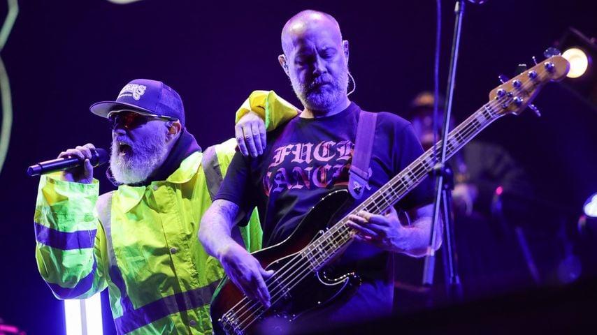 Fred Durst und Sam Rivers von Limp Bizkit, März 2024