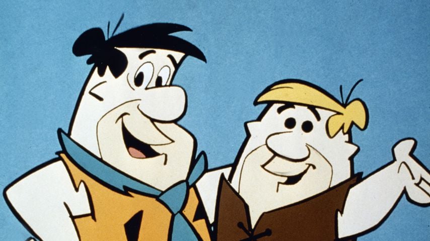 Fred Feuerstein und Barney Geröllheimer aus der Serie "Familie Feuerstein"
