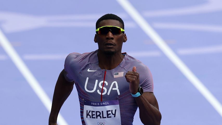 Fred Kerley bei den Olympischen Spielen in Paris 2024