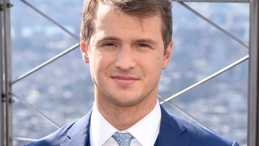 Freddie Stroma auf dem Empire State Building in NYC im März 2017