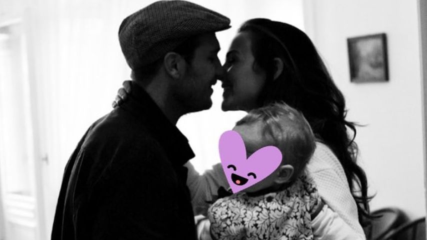 Frederick und Annika Lau mit einem ihrer Kinder