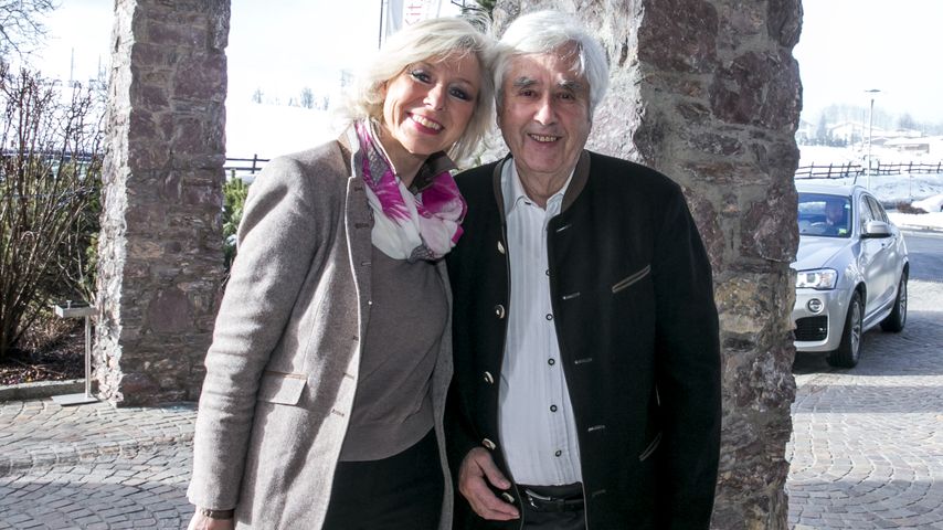 Fußballfunktionär Fritz Scherer und seine Frau Claudia
