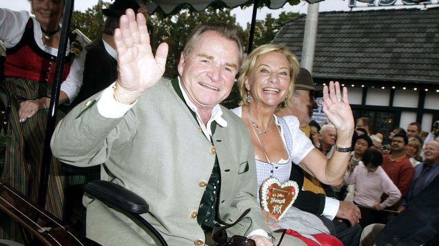 Fritz Wepper mit seiner Ex-Frau Angela, September 2009