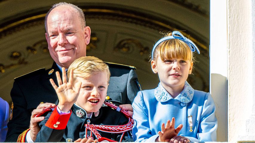 Fürst Albert II., Prinz Jacques und Prinzessin Gabriella