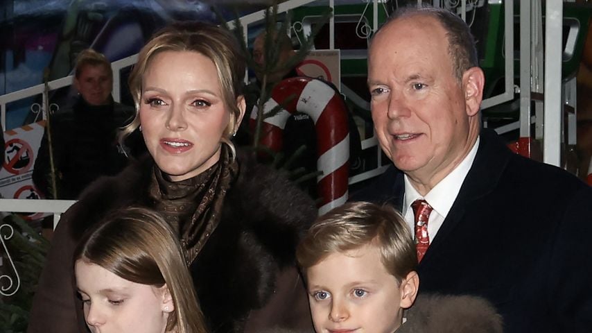 Fürst Albert II. und Fürstin Charlène eröffnen mit Prinzessin Gabriella und Prinz Jacques das Weihnachtsdorf in Monaco, Dezember 2025
