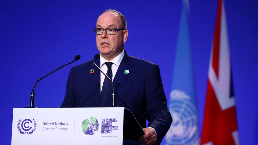Fürst Albert bei der UN-Klimakonferenz in Glasgow im November 2021
