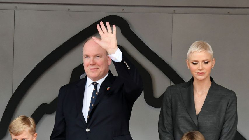 Fürst Albert und Fürstin Charlène mit ihren Kindern, April 2022
