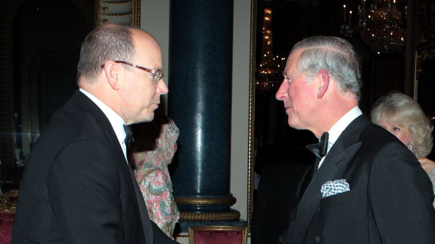 Fürst Albert und Prinz Charles im Mai 2012