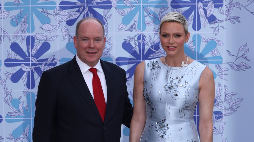 Fürst Albert von Monaco und seine Frau Fürstin Charlène