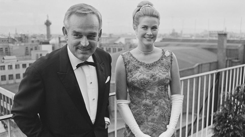 Fürst Rainier III. von Monaco und Grace Kelly, 1965