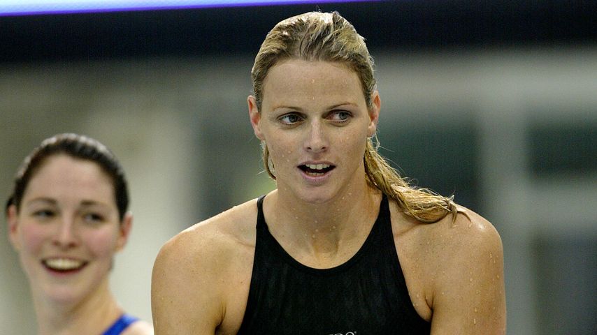 Fürstin Charlène als Leistungsshwimmerin, 2002