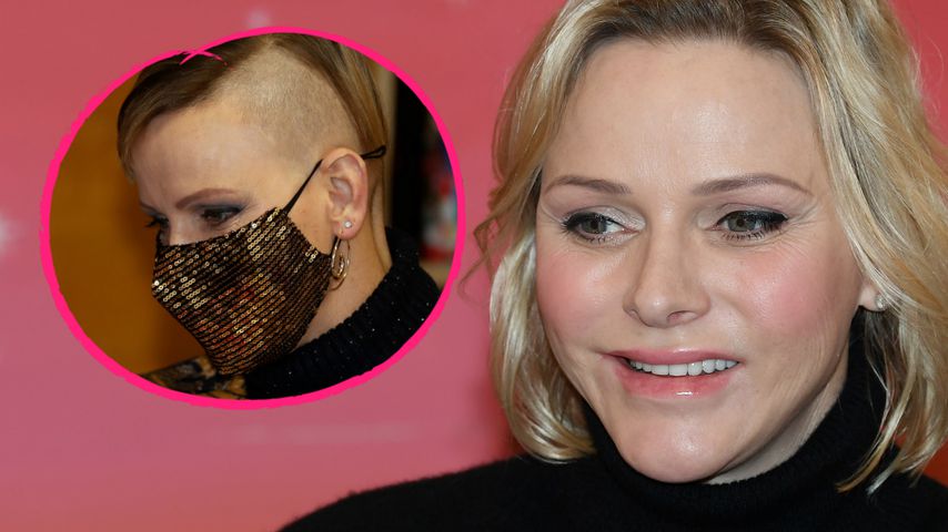 Ist das noch adlig? Fürstin Charlène mit halbrasiertem Kopf