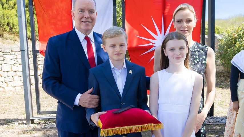 Fürstin Charlène, Fürst Albert II., Prinzessin Gabriella und Prinz Jacques in Les Baux-de-Provence, 2026