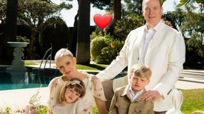 Fürstin Charlène, Fürst Albert und ihre Kinder