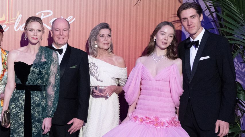 Fürstin Charlène, Fürst Albert, Caroline und Alexandra von Hannover und Ben-Sylvester Strautmann