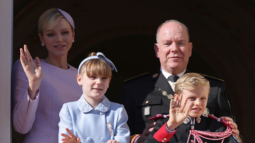Fürstin Charlène, Prinzessin Gabriella, Prinz Jaques und Fürst Albert im November 2024