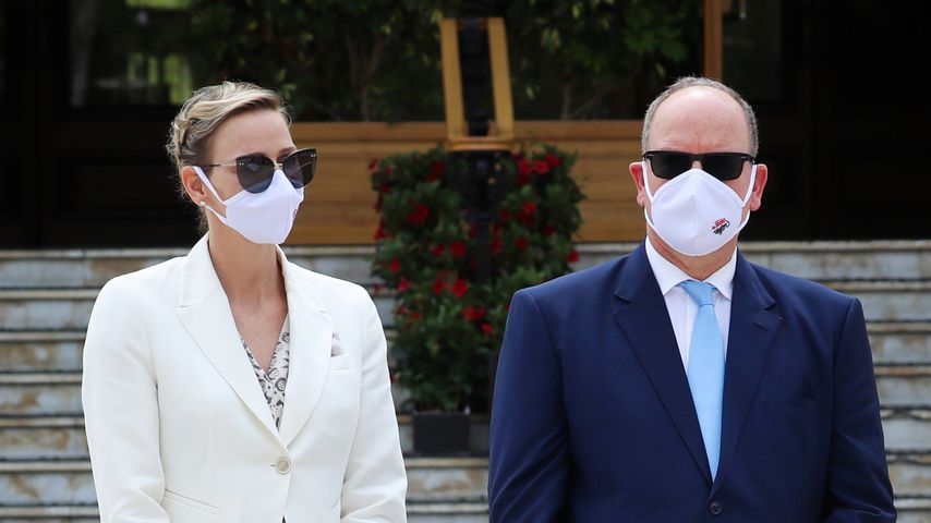 Fürstin Charlène und ihr Gatte Albert, Juni 2020