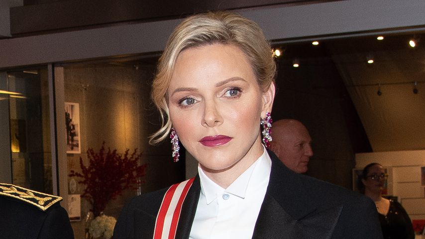 Fürstin Charlène am Nationalfeiertag Monacos im November 2019