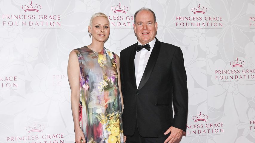 Fürstin Charlène und Prinz Albert II. von Monaco im November 2022