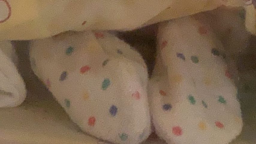 Füße von Anna-Maria Ferchichis Babys