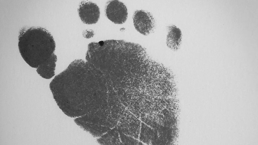 Fußabdruck von Christina Stürmers Baby