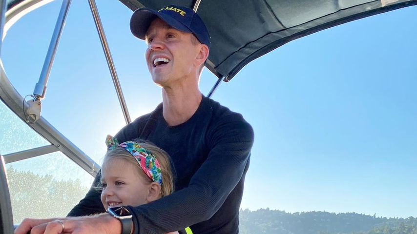 Fußballer Stuart Holden mit seiner Tochter