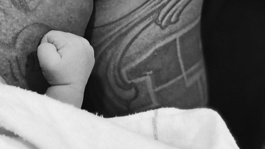 G Herbo mit seinem Sohn