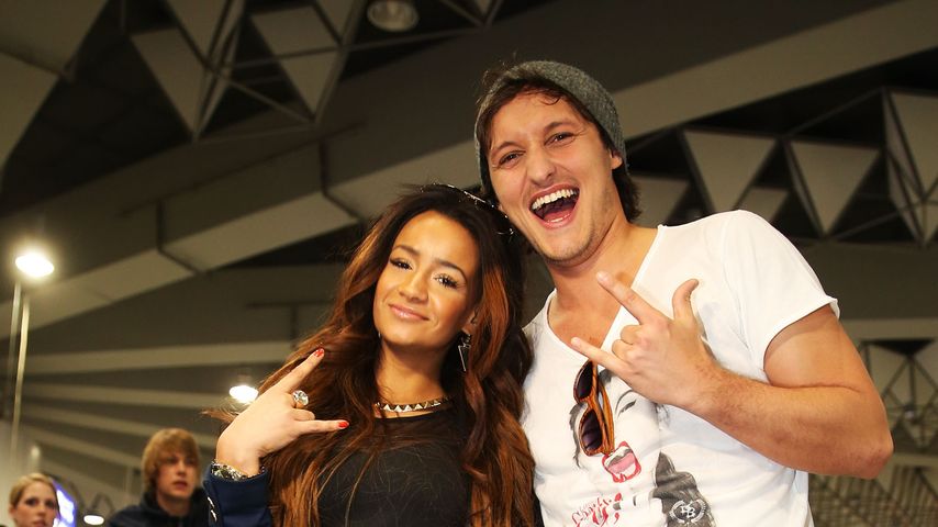 Gabby Rinne und Marco Angelini beim Dschungel-Abflug 2014