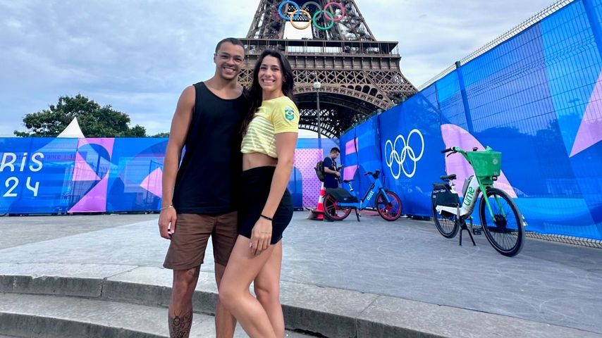 Gabriel Santos und Ana Carolina Vieira, brasilianische Schwimmer