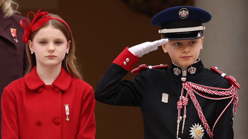 Prinzessin Gabriella und Prinz Jacques von Monaco beim Nationalfeiertag in Monaco am 19. November 2025