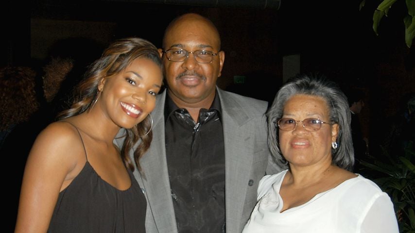 Gabrielle Union mit ihrem Vater Sylvester und Stiefmutter Chris bei der After-Party zur LA-Premiere von HBOs "Something The Lord Made"