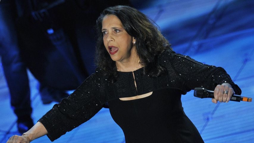 Gal Costa bei einem Konzert in Sanremo, 2008