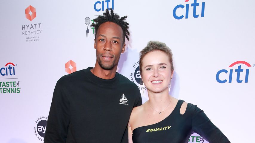 Gaël Monfils und Elina Switolina im März 2019 in Kalifornien