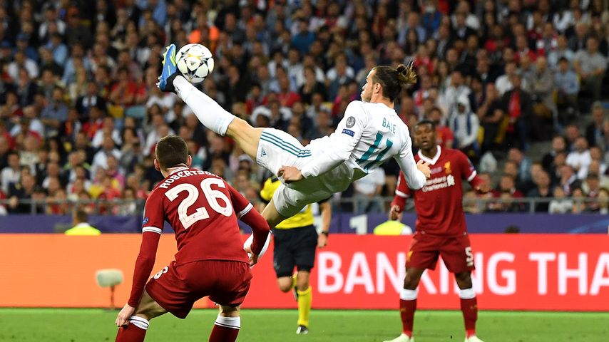 Gareth Bale bei seinem Fallrückzieher-Tor im CL-Finale