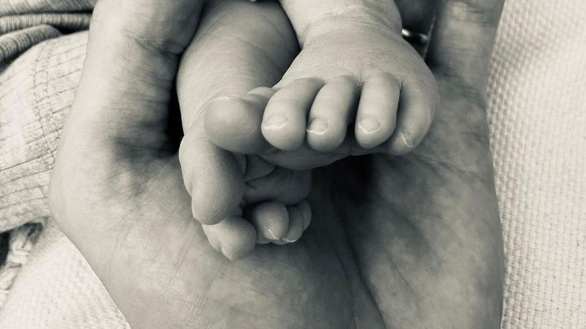 Gareth Bale und sein Sohn Xander im Juli 2021