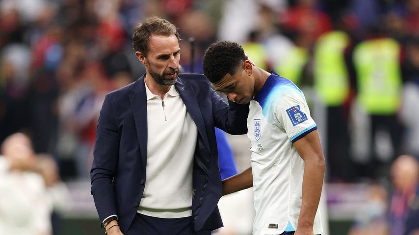 Gareth Southgate und Jude Bellingham im Dezember 2022