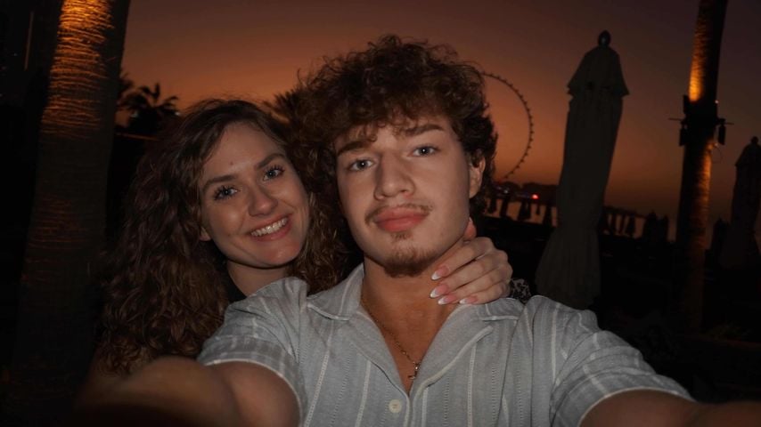 Garry Secret mit seiner Freundin Jessica