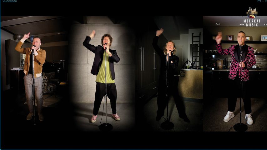 Gary Barlow, Howard Donald, Mark Owen und Robbie Williams