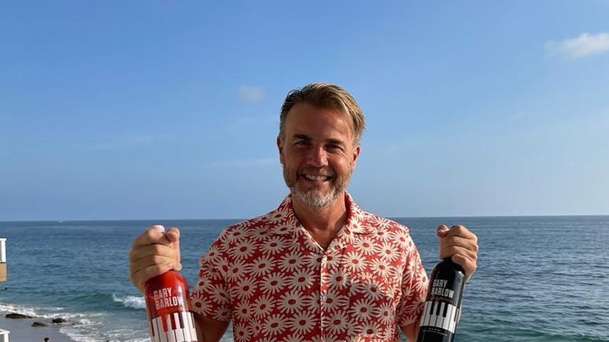 Gary Barlow mit seinen eigenen Weinen