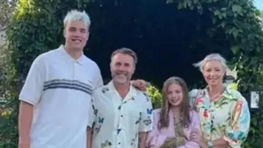 Gary Barlow mit seiner Familie