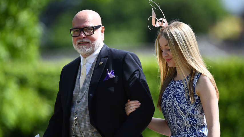 Gary Goldsmith mit seiner Tochter, 2017 in England
