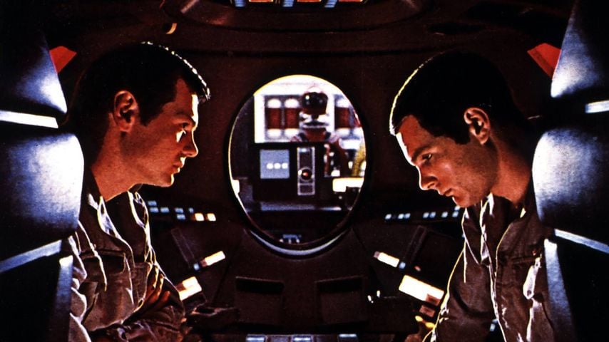 Gary Lockwood und Keir Dullea in einer Szene aus "2001: Odyssee im Weltraum" von Stanley Kubrick