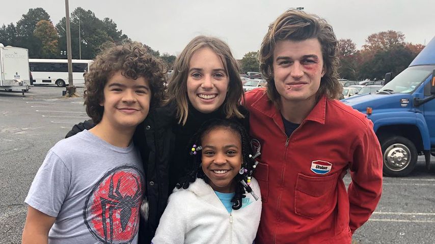 Gaten Matarazzo, Maya Hawke, Priah Ferguson und Joe Keery, "Stranger Things"-Darsteller