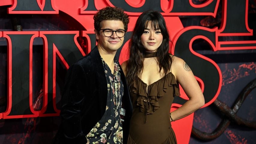 Gaten Matarazzo und Elizabeth Yu bei der UK-Sondervorführung von "Stranger Things 5" im Odeon Luxe Leicester Square in London