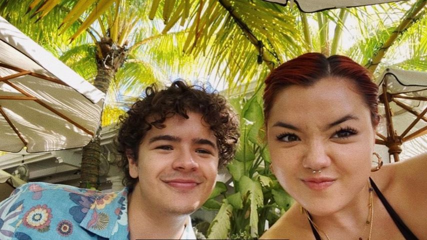 Gaten Matarazzo und Lizz im Urlaub