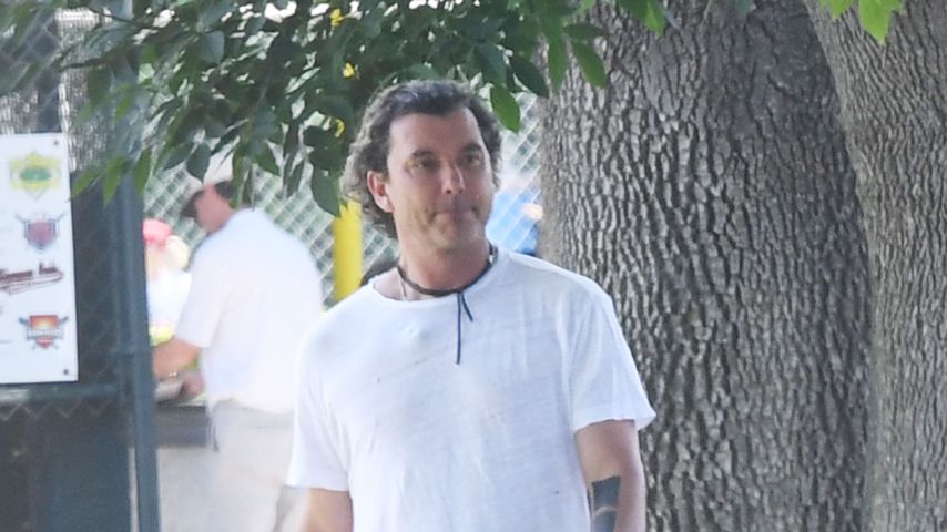 Gavin Rossdale bei einem Baseball-Spiel