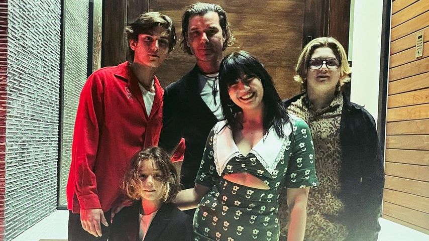 Gavin Rossdale mit seinen Kindern Kingston, Apollo, Daisy und Zuma