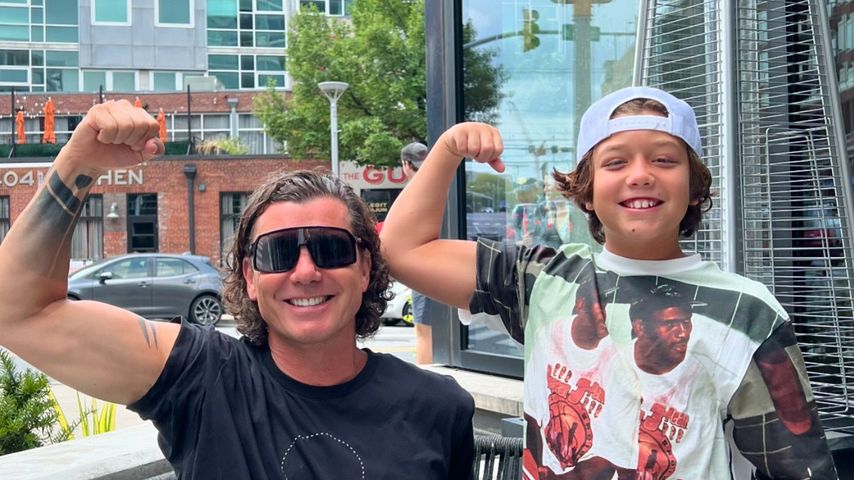 Gavin Rossdale und Apollo Rossdale, 2024