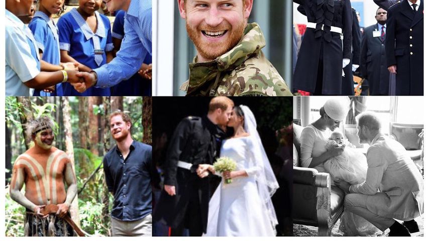 Geburtstags-Collage für Prinz Harry